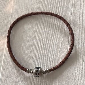 Pandora Jewelry - Pandora brown leather bracelet large Pandora Jewelry - Pandora brown leather bracelet large